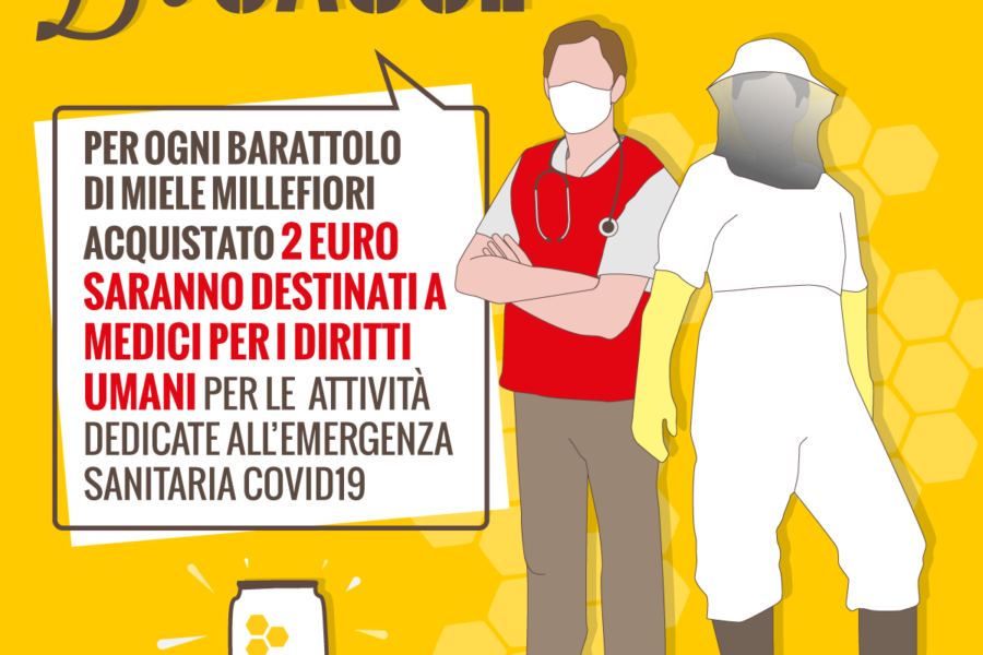 BeeCAUSE, il miele Bee My Job a sostegno di MEDU – Medici per i Diritti Umani
