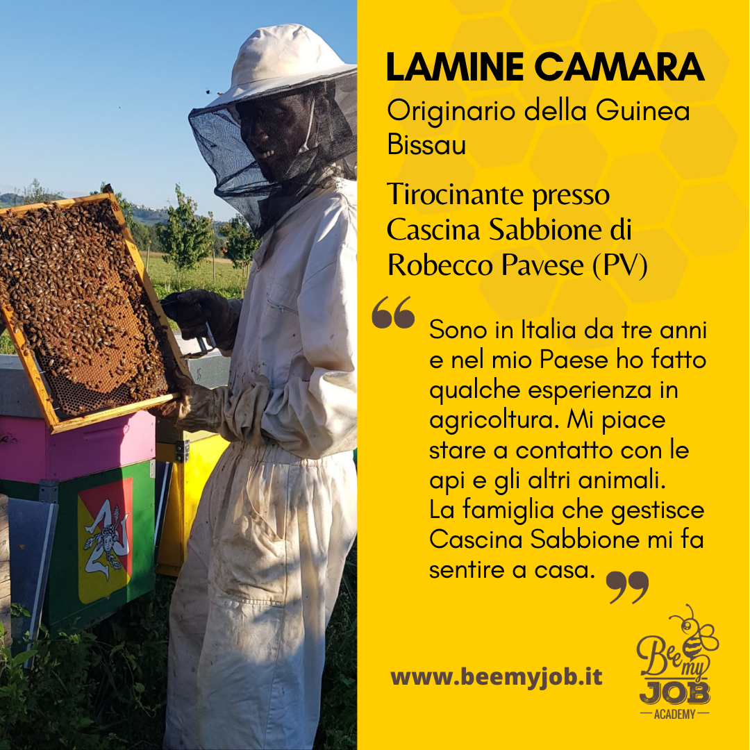 Le storie di Bee My Job: Lamine al lavoro in una microfattoria. “Mi sento come a casa”