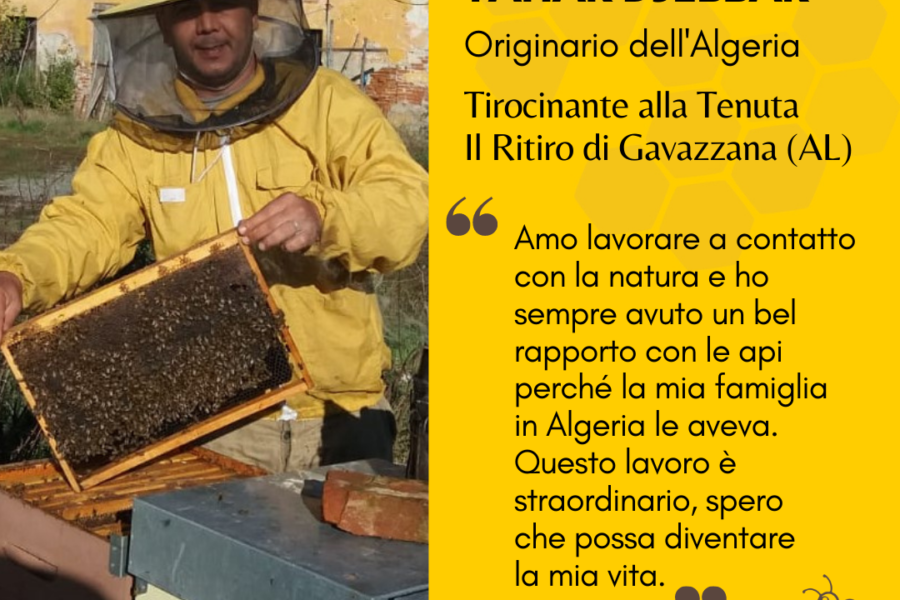 Le storie di Bee My Job: Mohamed dall’Algeria alla Tenuta Il Ritiro, passando per Roma