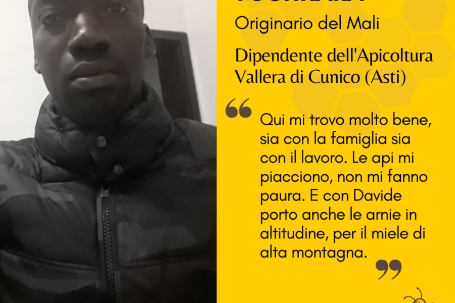 Le storie di Bee My Job: Mamadou apicoltore anche in alta montagna con Vallera